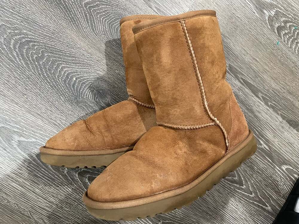 Size 8 UGG Classic Short Boot Chestnut Suede